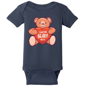 I Love You Beary Much Baby Bodysuit