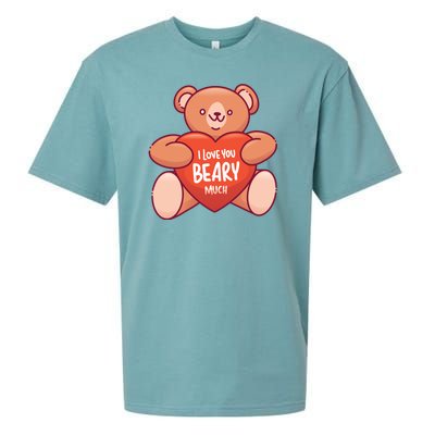 I Love You Beary Much Sueded Cloud Jersey T-Shirt