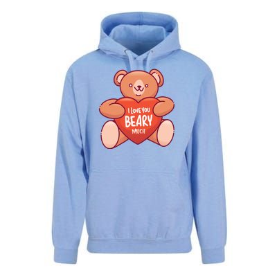 I Love You Beary Much Unisex Surf Hoodie