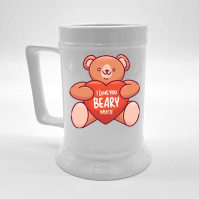 I Love You Beary Much Beer Stein