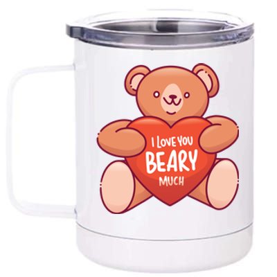 I Love You Beary Much 12 oz Stainless Steel Tumbler Cup