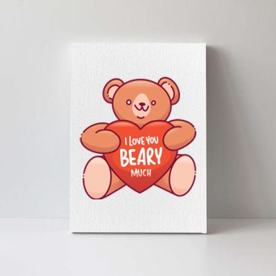 I Love You Beary Much Canvas