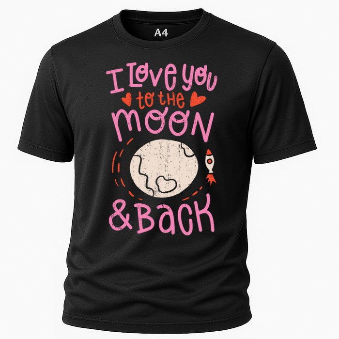 I Love You To The Moon And Back Cooling Performance Crew T-Shirt