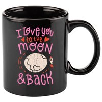 I Love You To The Moon And Back 11oz C Handle Ceramic Mug