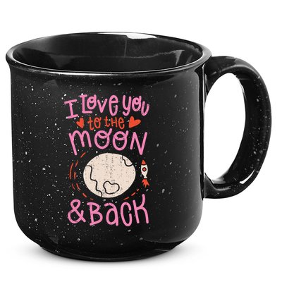 I Love You To The Moon And Back 15oz Campfire Ceramic Mug