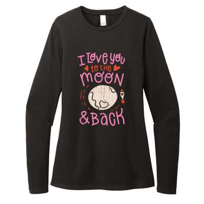 I Love You To The Moon And Back Womens CVC Long Sleeve Shirt