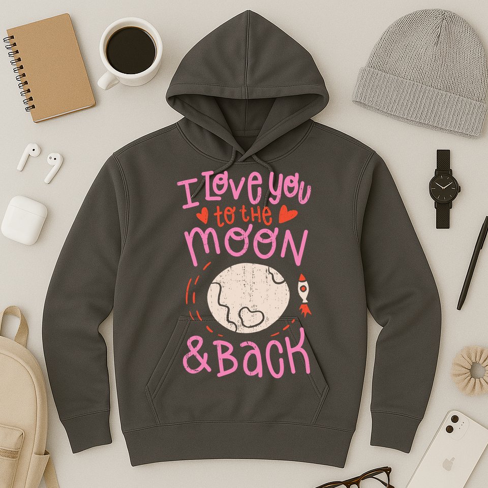I Love You To The Moon And Back Hoodie