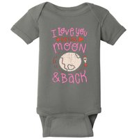 I Love You To The Moon And Back Baby Bodysuit