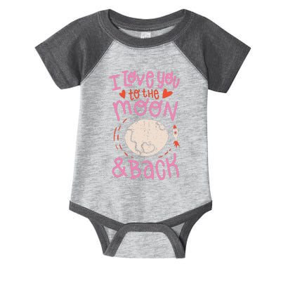 I Love You To The Moon And Back Infant Baby Jersey Bodysuit