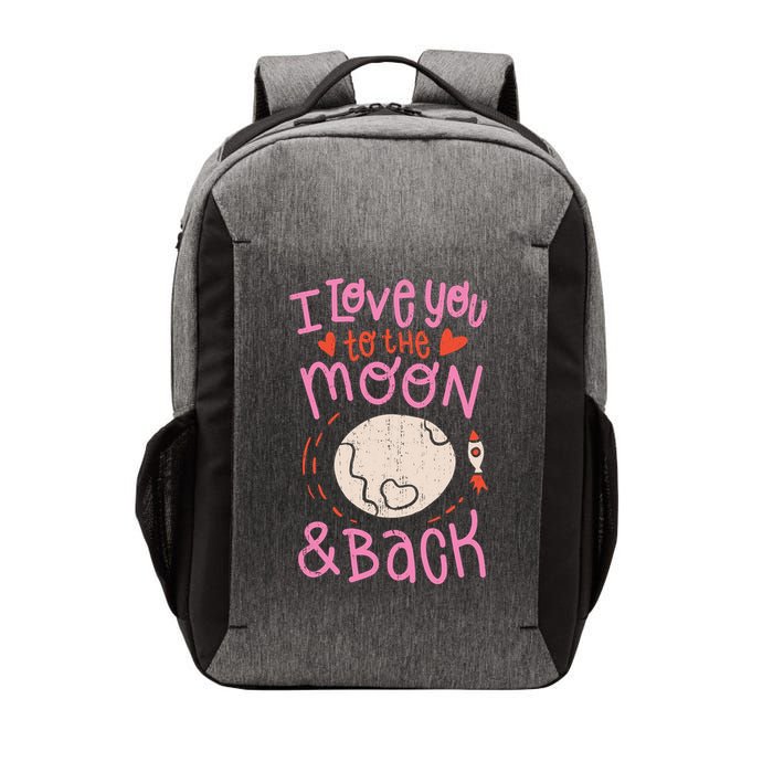 I Love You To The Moon And Back Vector Backpack