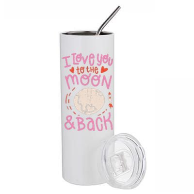 I Love You To The Moon And Back Stainless Steel Tumbler