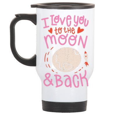 I Love You To The Moon And Back Stainless Steel Travel Mug