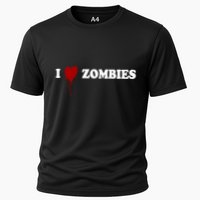I Love Zombies Cooling Performance Crew T-Shirt