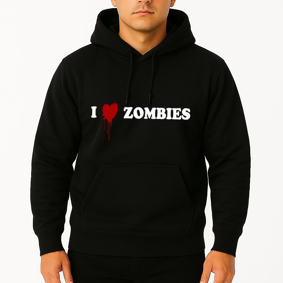 I Love Zombies Hoodie