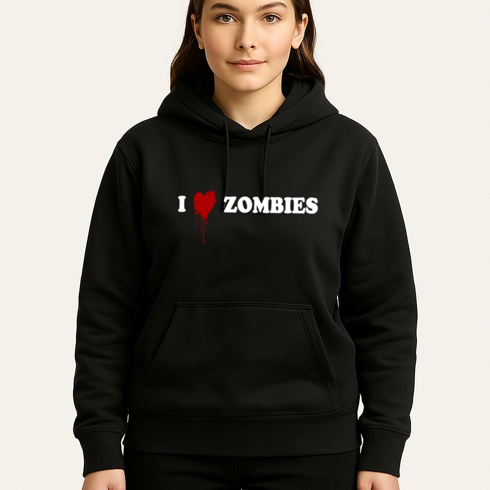 I Love Zombies Hoodie