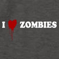 I Love Zombies Vector Backpack
