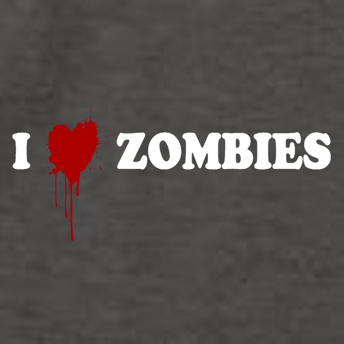 I Love Zombies Vector Backpack