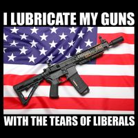I Lubricate My Guns With Tears Of Liberals Flexfit Unipanel Trucker Cap