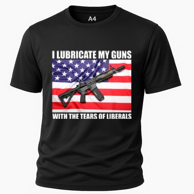 I Lubricate My Guns With Tears Of Liberals Cooling Performance Crew T-Shirt