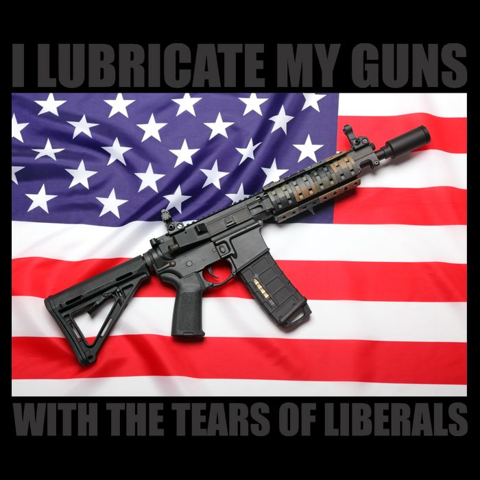 I Lubricate My Guns With Tears Of Liberals 16oz Travel Tumbler