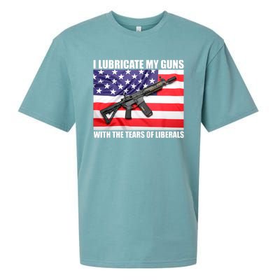 I Lubricate My Guns With Tears Of Liberals Sueded Cloud Jersey T-Shirt