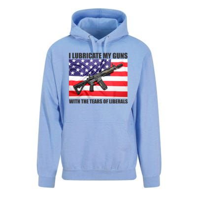 I Lubricate My Guns With Tears Of Liberals Unisex Surf Hoodie