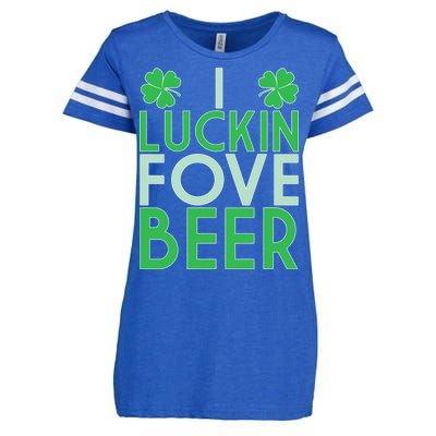 I Luckin Fove Beer Enza Ladies Jersey Football T-Shirt