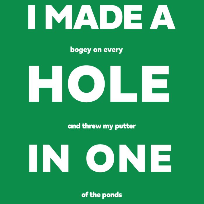 I Made A Hole In One Funny Golf Baby Bodysuit