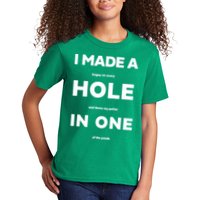 I Made A Hole In One Funny Golf Kids T-Shirt