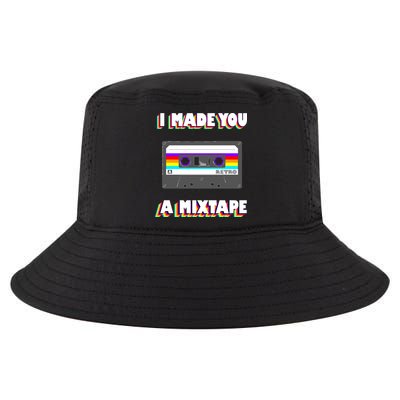 I Made You A Mixtape Retro 1980s Cool Comfort Performance Bucket Hat