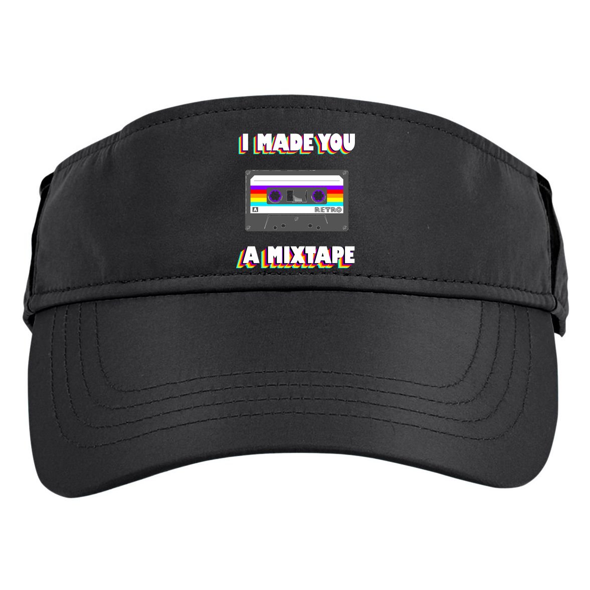 I Made You A Mixtape Retro 1980s Adult Drive Performance Visor