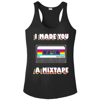 I Made You A Mixtape Retro 1980s Ladies PosiCharge Competitor Racerback Tank