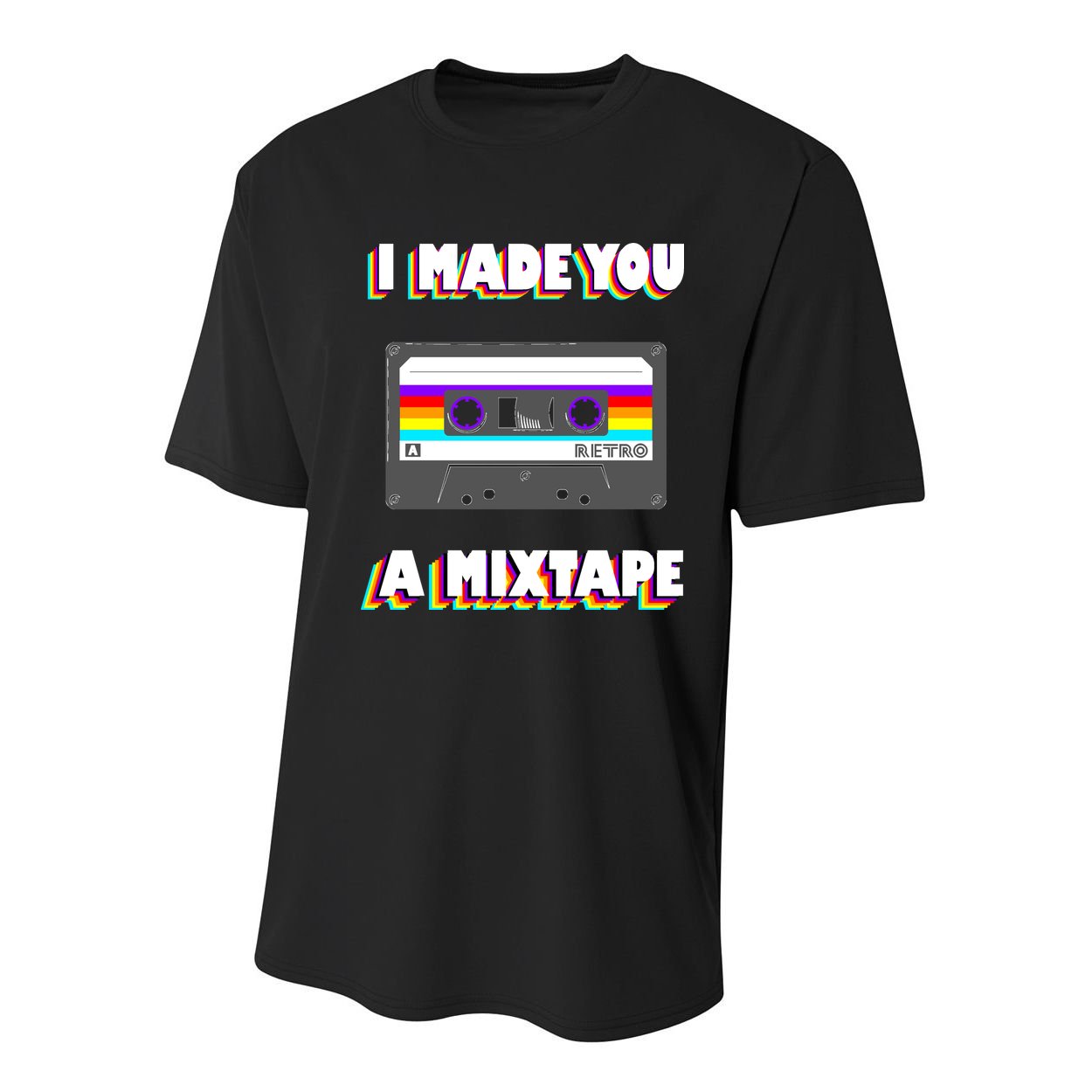 I Made You A Mixtape Retro 1980s Youth Performance Sprint T-Shirt