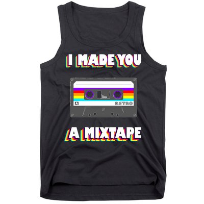 I Made You A Mixtape Retro 1980s Tank Top