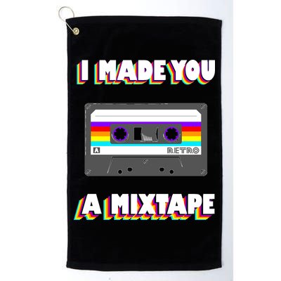 I Made You A Mixtape Retro 1980s Golf Towel