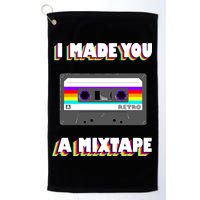 I Made You A Mixtape Retro 1980s Golf Towel