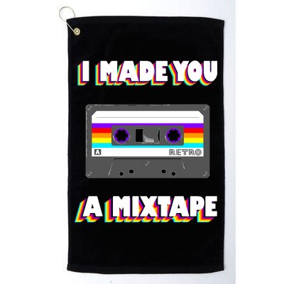 I Made You A Mixtape Retro 1980s Platinum Collection Golf Towel