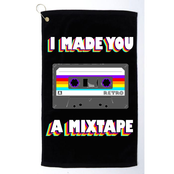 I Made You A Mixtape Retro 1980s Golf Towel