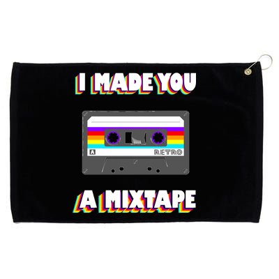 I Made You A Mixtape Retro 1980s Grommeted Golf Towel