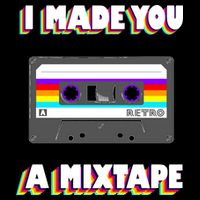 I Made You A Mixtape Retro 1980s Cropped Pullover Crew