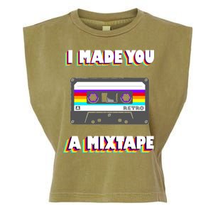 I Made You A Mixtape Retro 1980s Garment-Dyed Women's Muscle Tee