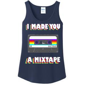 I Made You A Mixtape Retro 1980s Ladies Essential Tank