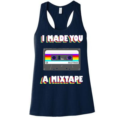 I Made You A Mixtape Retro 1980s Women's Racerback Tank