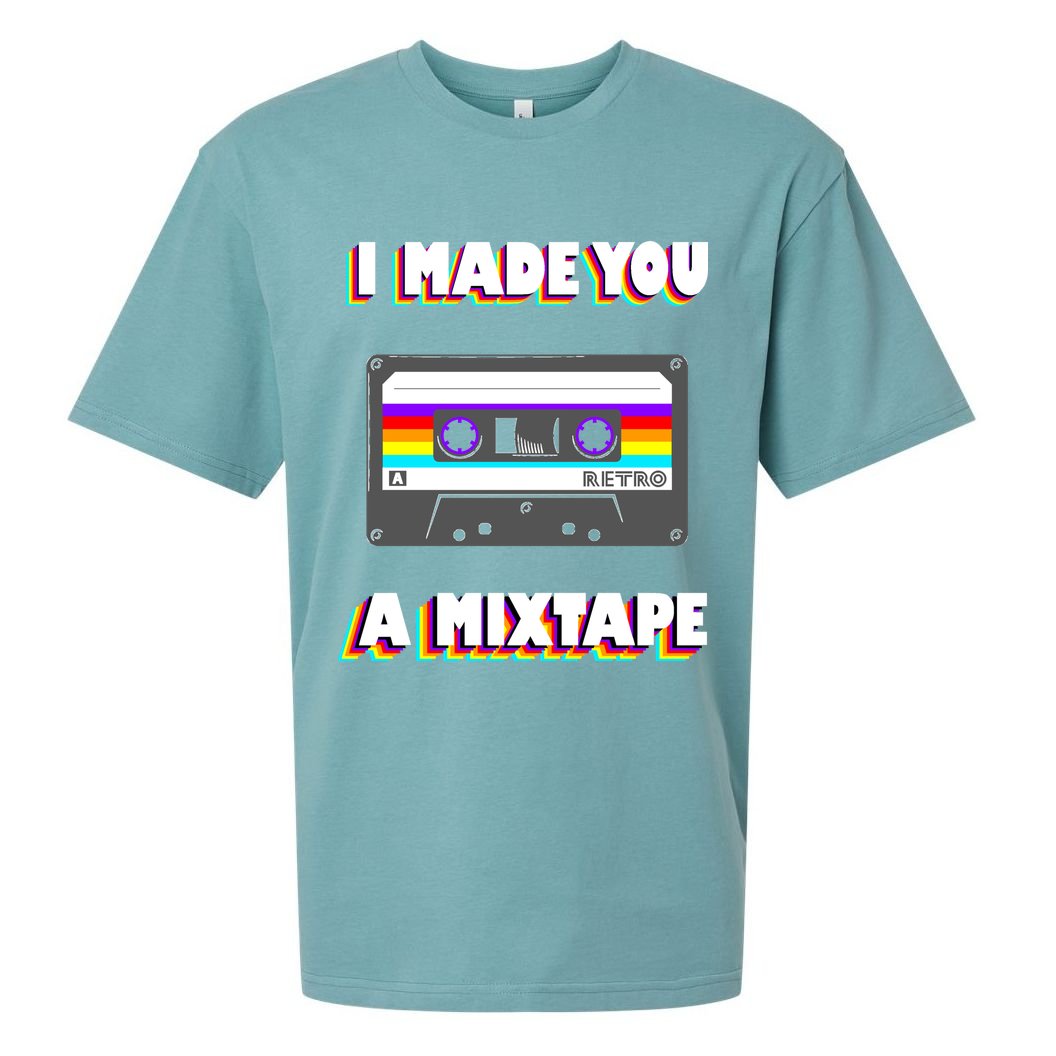 I Made You A Mixtape Retro 1980s Sueded Cloud Jersey T-Shirt