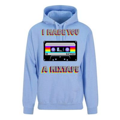 I Made You A Mixtape Retro 1980s Unisex Surf Hoodie