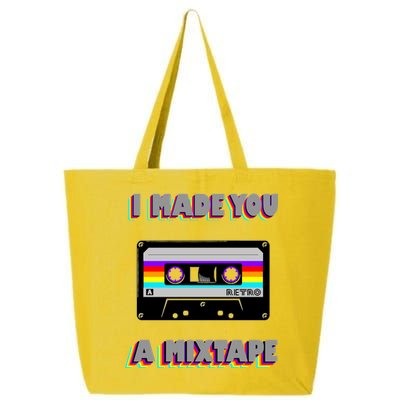 I Made You A Mixtape Retro 1980s 25L Jumbo Tote