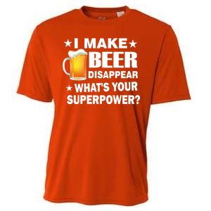 I Make Beer Disappear Funny Cooling Performance Crew T-Shirt