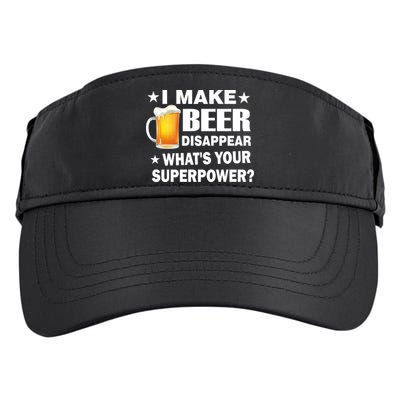 I Make Beer Disappear Funny Adult Drive Performance Visor