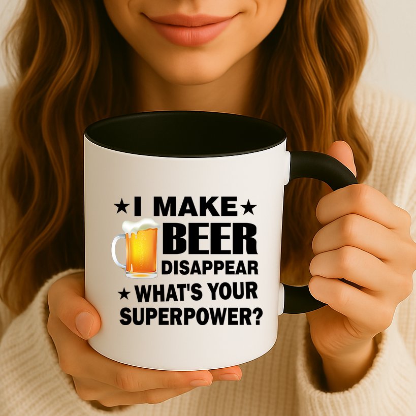 I Make Beer Disappear Funny Mug