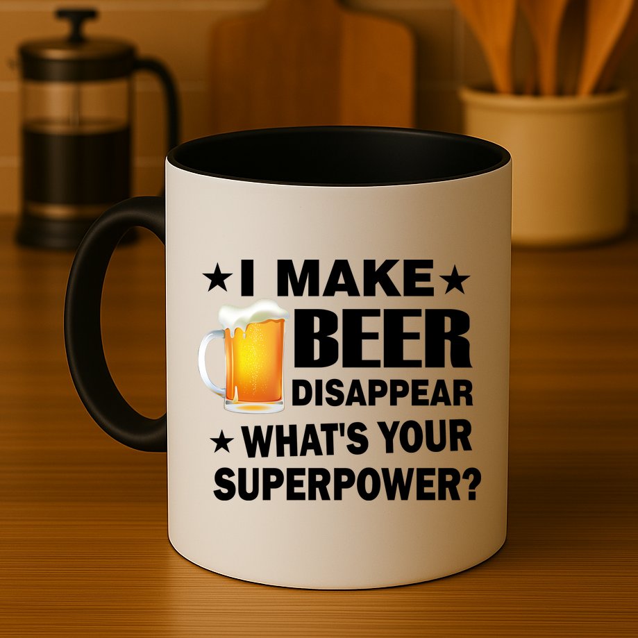 I Make Beer Disappear Funny Mug